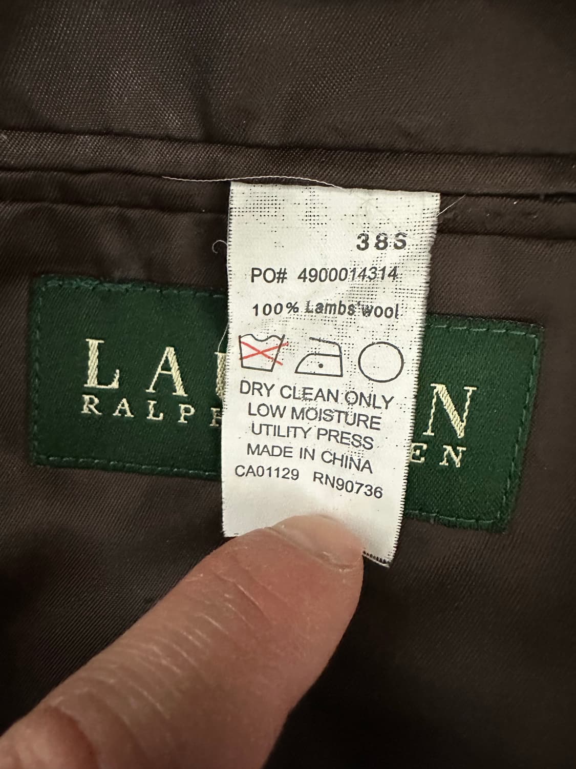 폴로 랄프로렌 체크 블레이저 자켓 상품이미지5