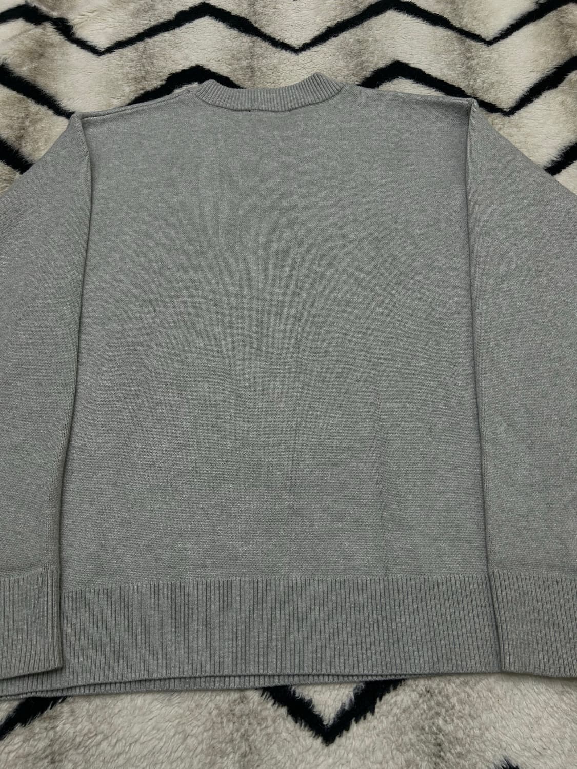 [M]GOLA 오버핏 라이언 니트/그레이 상품이미지4