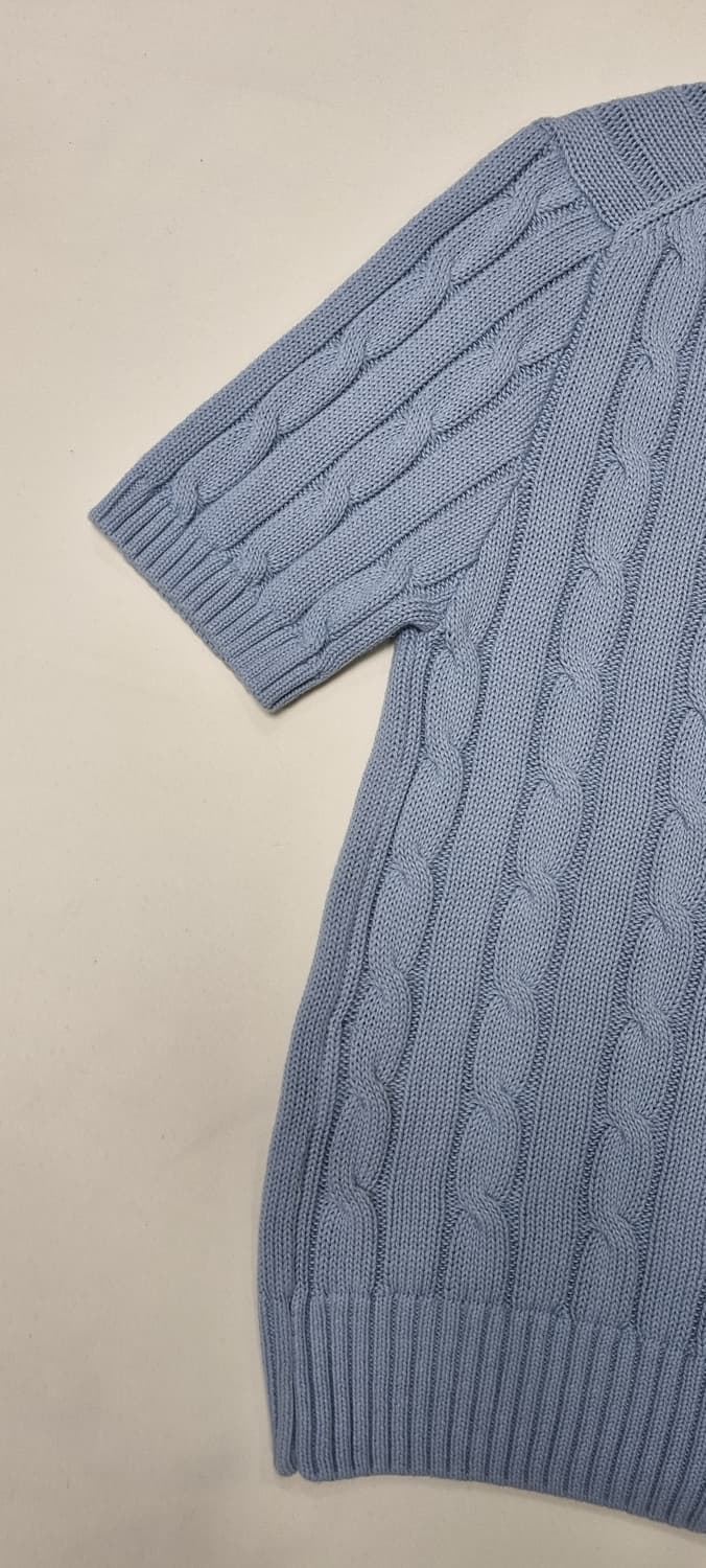 라코스테 케이블 반팔 가디건 34, S _ 여성 상품이미지7