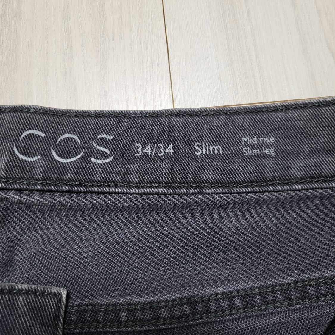 (34) cos 코스 청바지 블랙 데님팬츠 흑청바지 상품이미지7