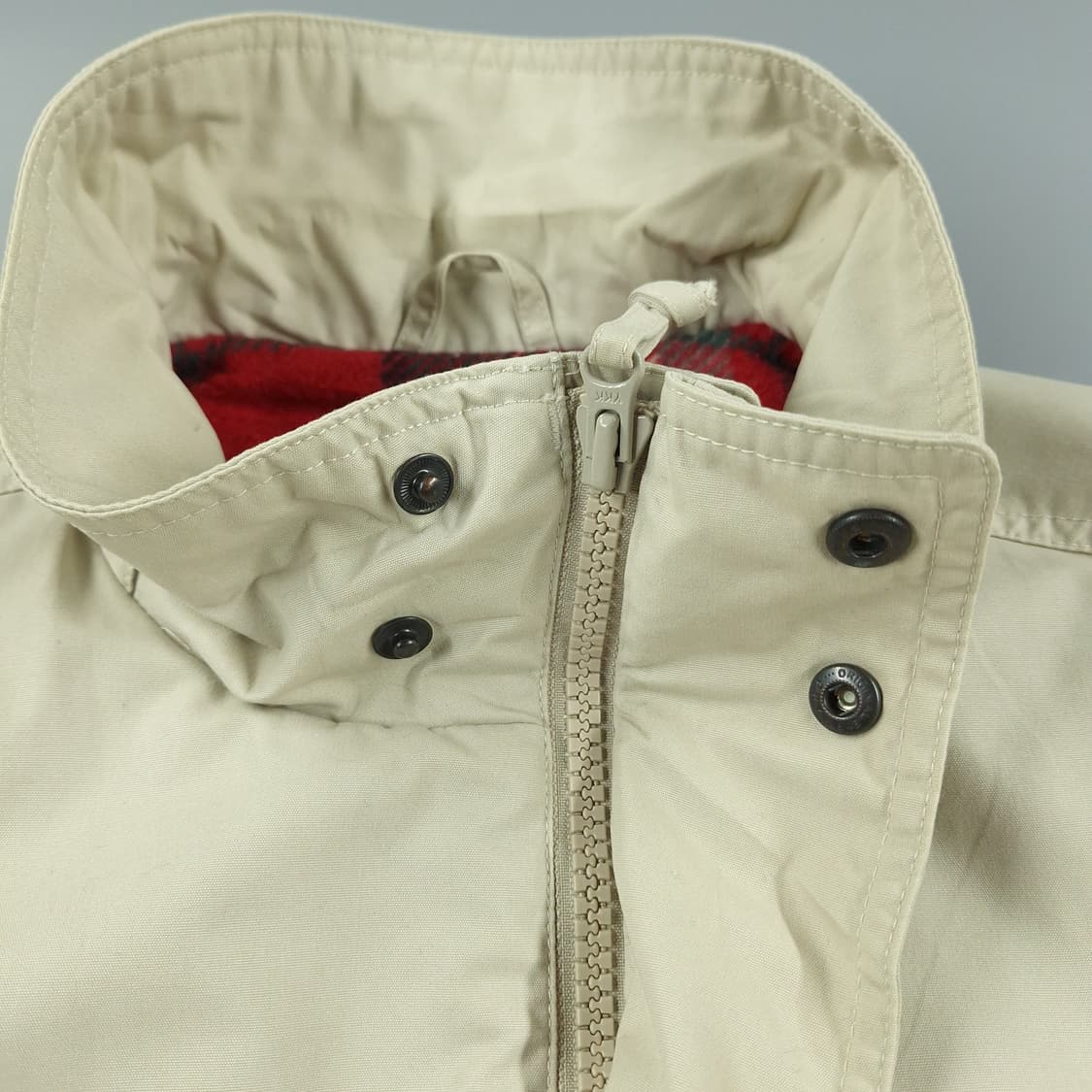 에디바우어 JP 아이보리 아메카지 울블렌드 히든지퍼 멀티포켓 캐주얼자켓 상품이미지6