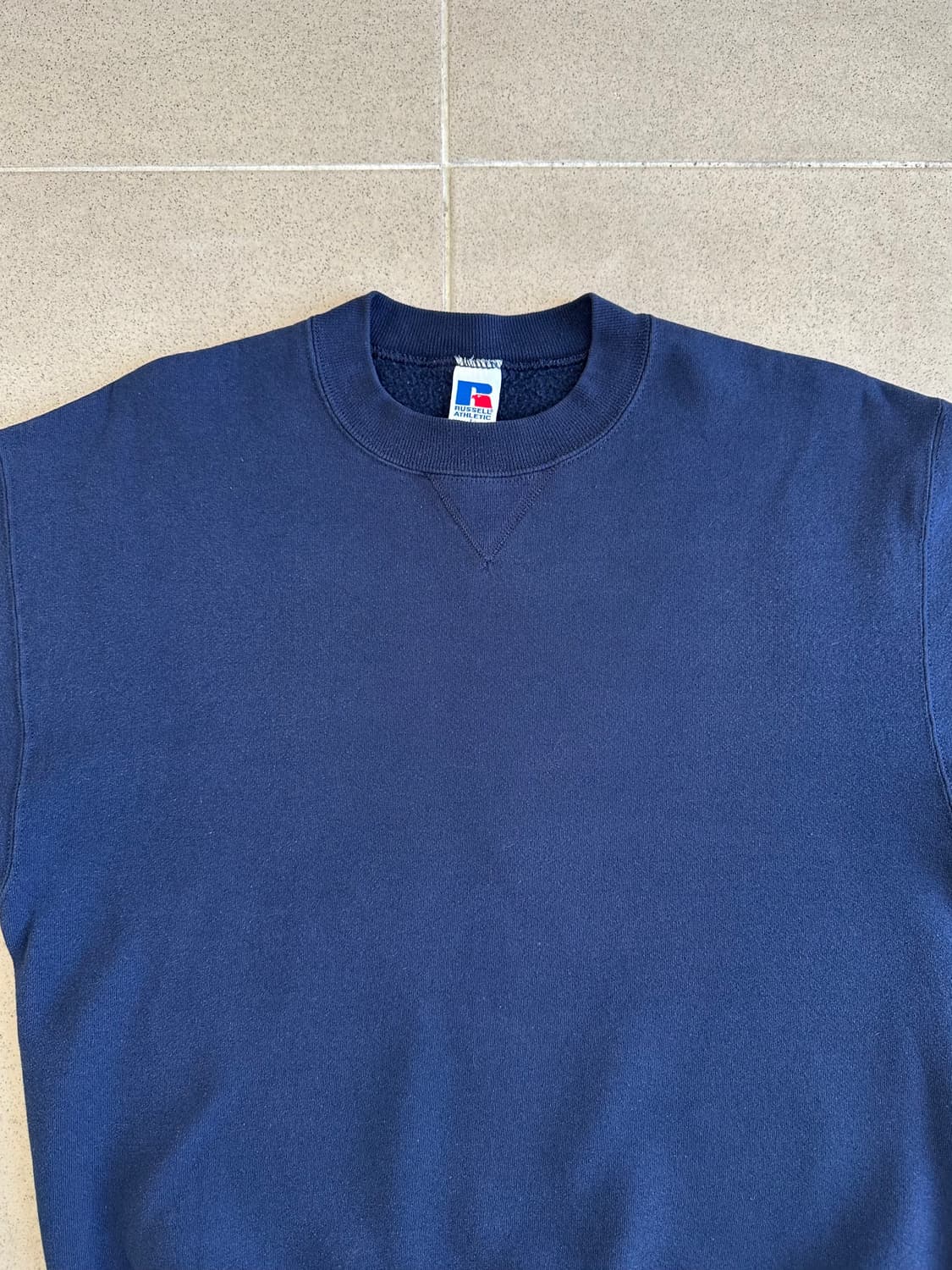 90s 빈티지 러셀 스웻셔츠 네이비 L USA 상품이미지4