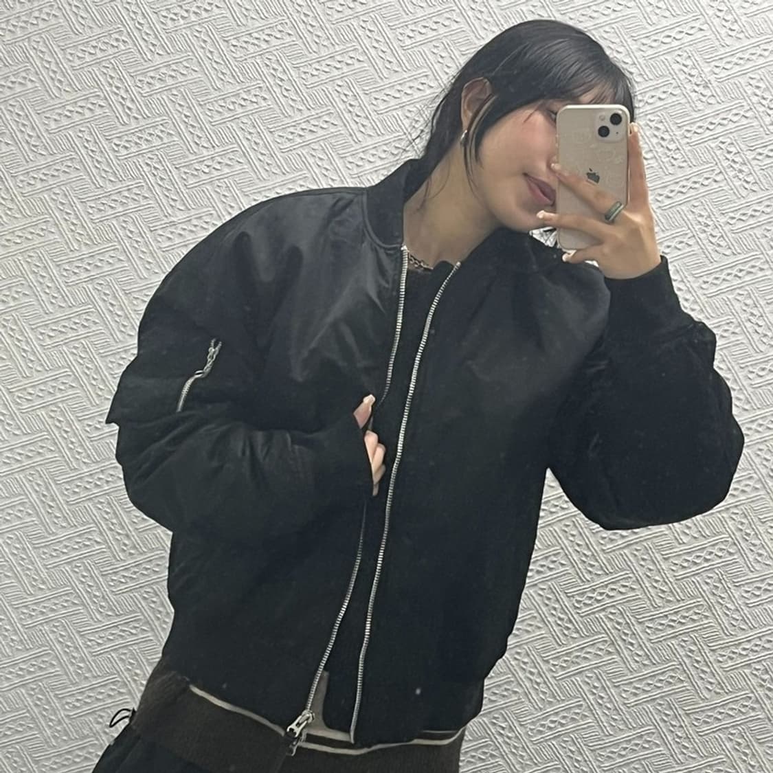 무신사스탠다드 MA-1 오버핏 투웨이 항공점퍼 자켓 105 C06378 상품이미지1