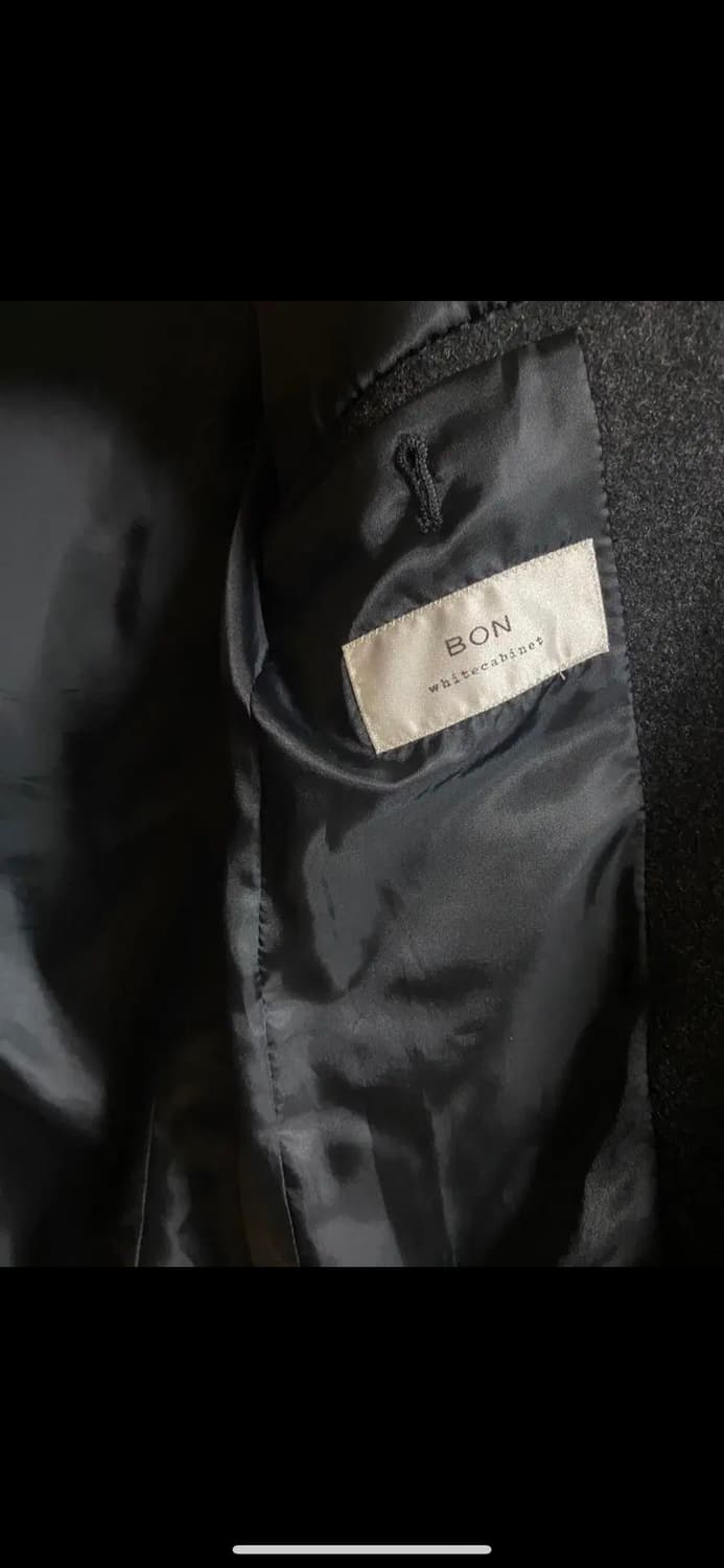 BON 본 울90% 싱글 코트 상품이미지4