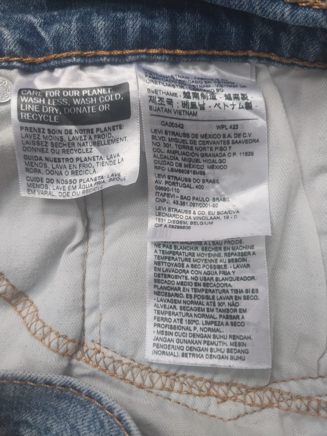 [34] 리바이스 502 연청 레귤러 테이퍼드진 청바지 상품이미지10