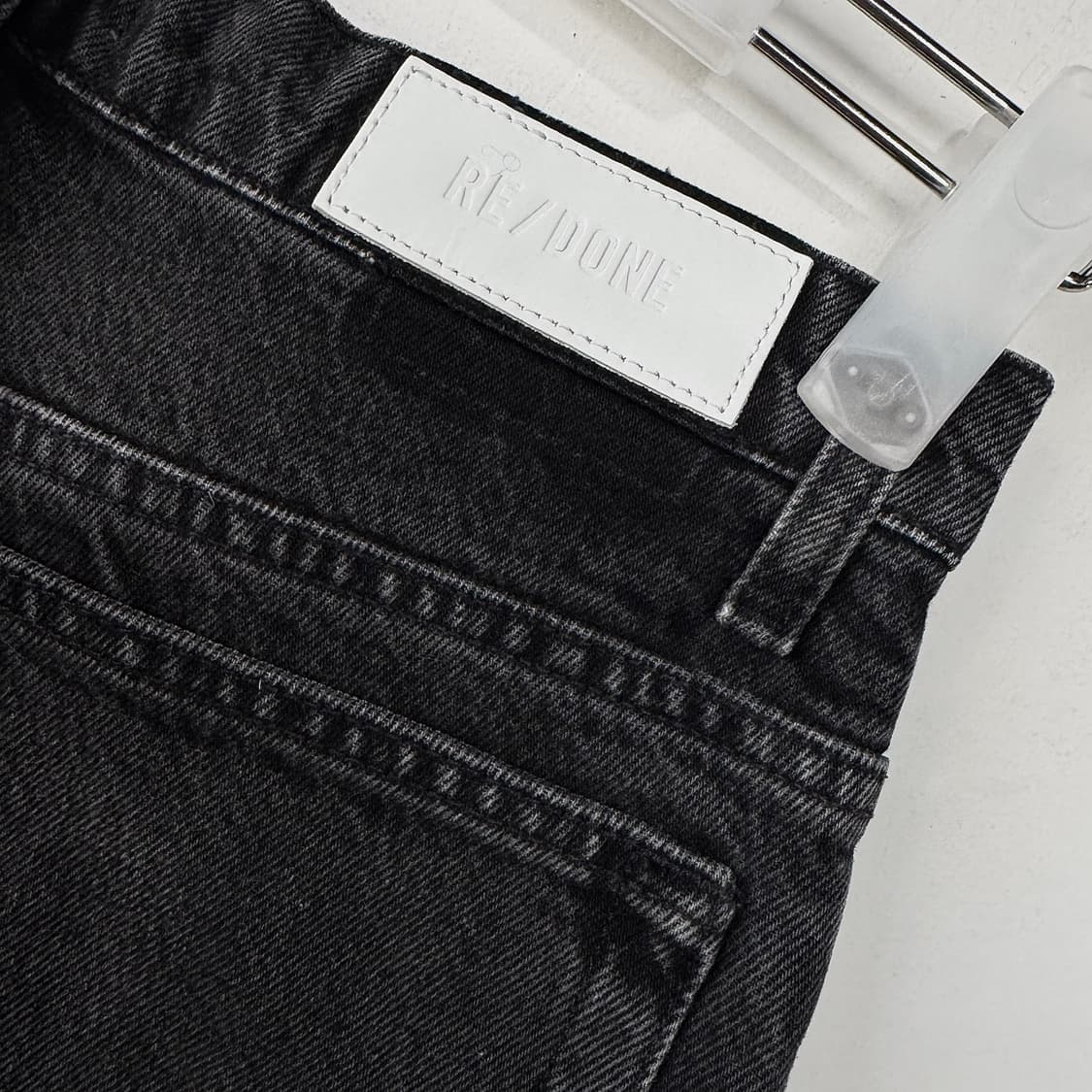 리던 70s 스트레이트 블랙 데님 진 (26) 상품이미지6