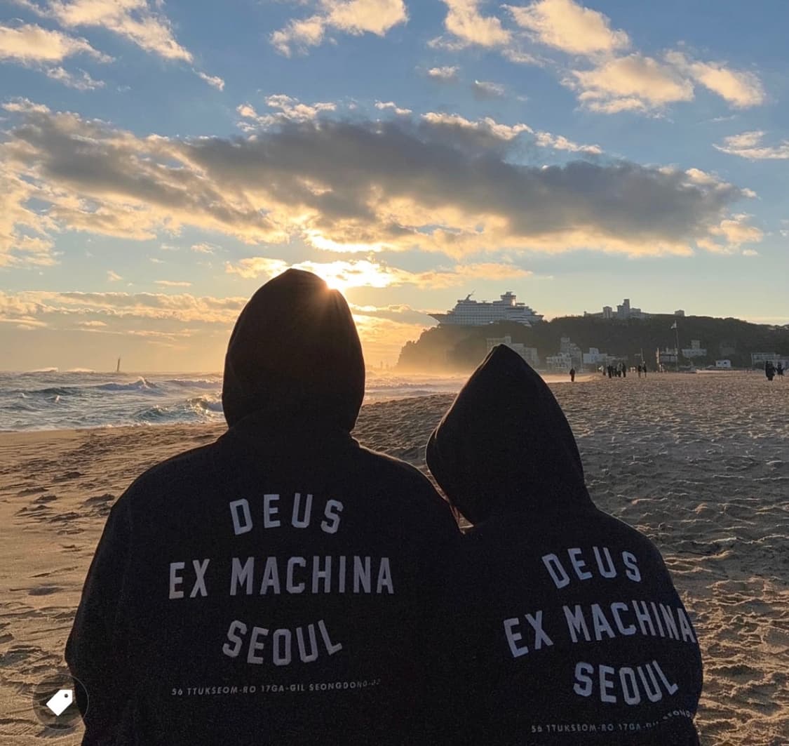 새상품) 데우스 엑스 마키나 서울 후드집업 XL 블랙 상품이미지1