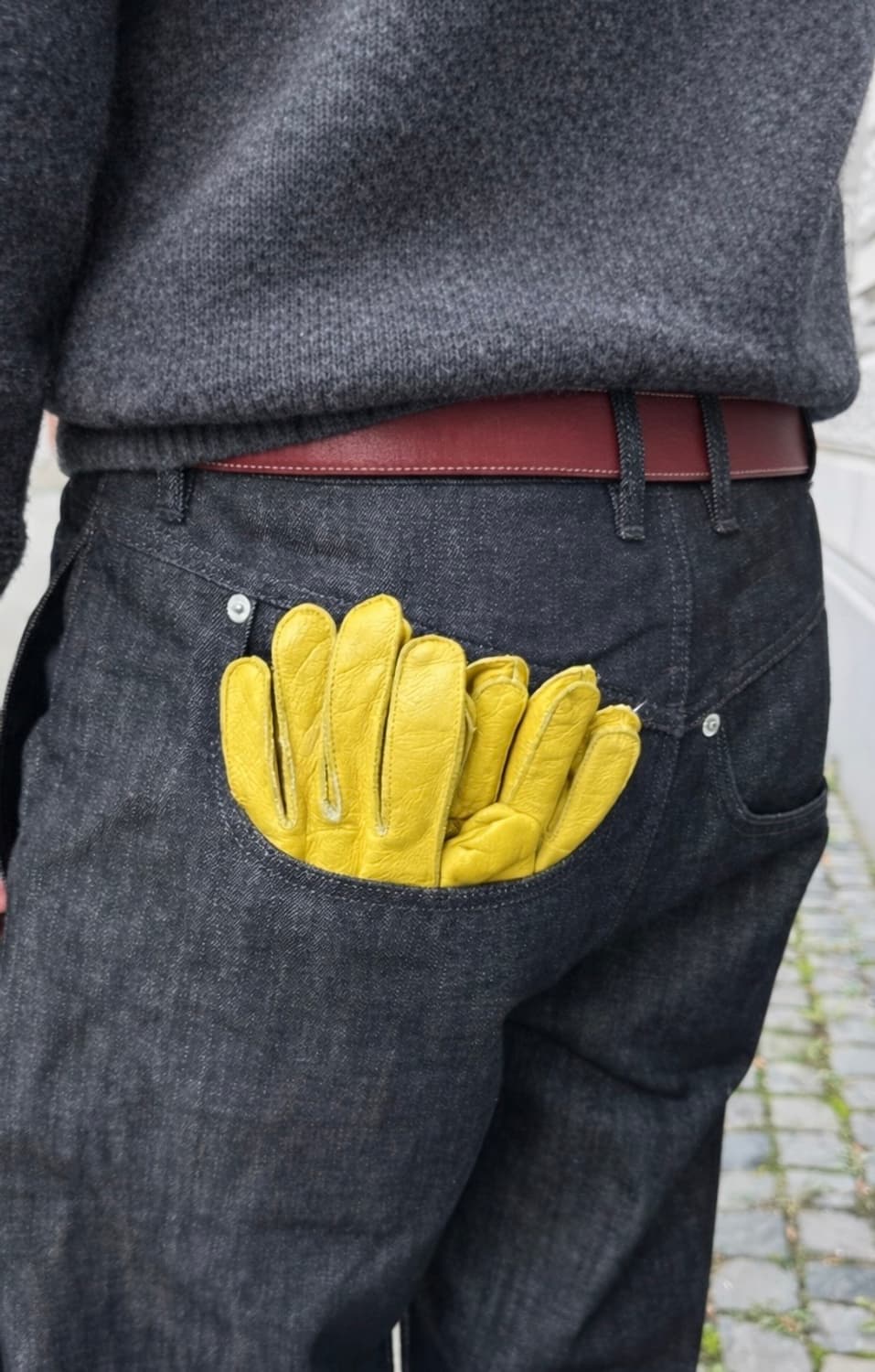 유틸리티 소가죽 워크 글러브 남자장갑 상품이미지3