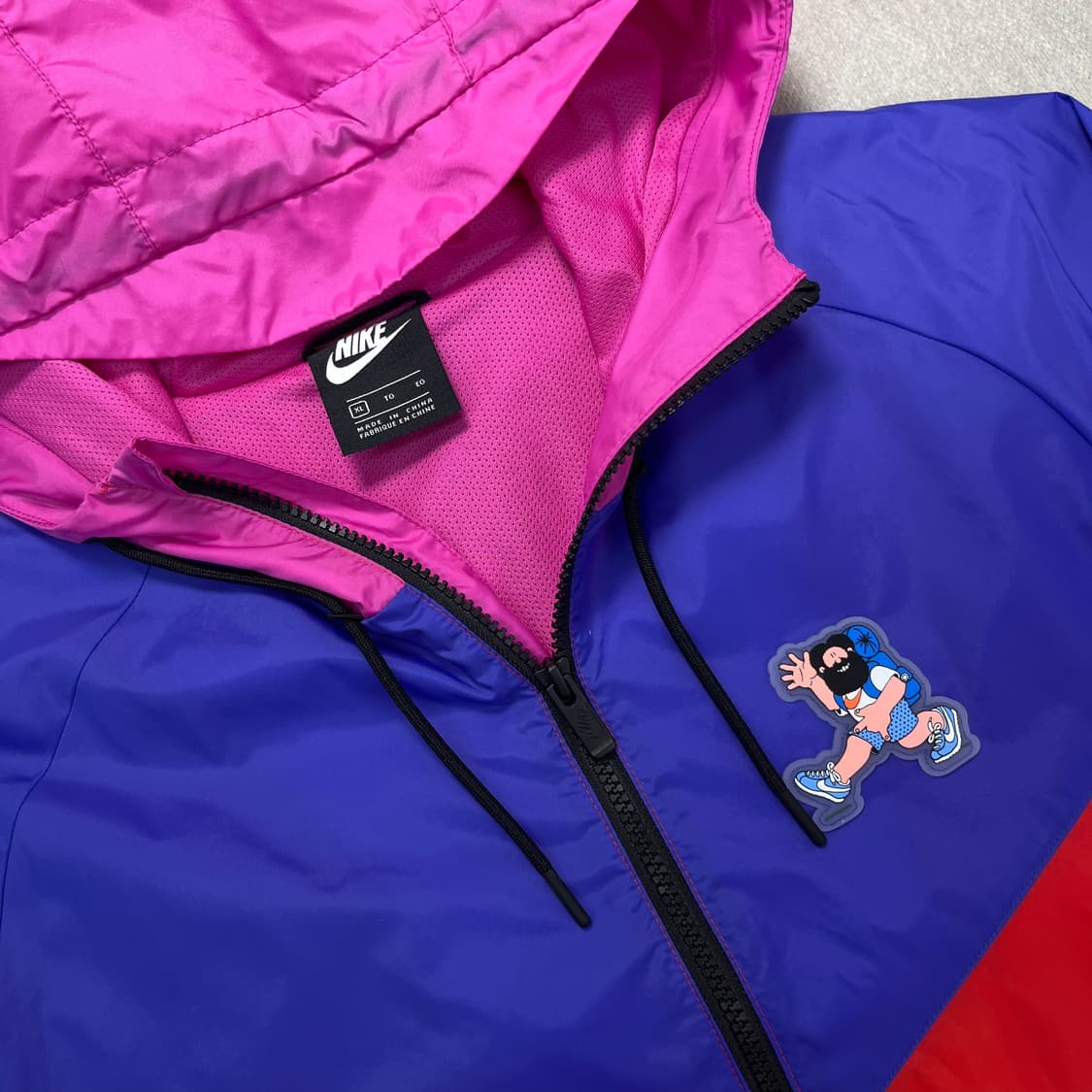 105 나이키 신형 윈드러너 배색 바람막이 자켓 상품이미지2