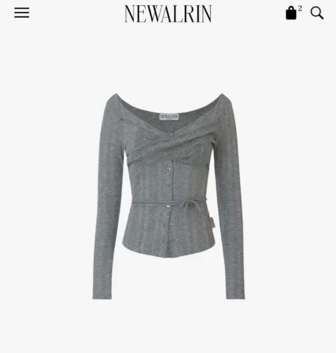 (셋업) 뉴얼린 버튼탑 + 레이스 슬리브리스 상품이미지6