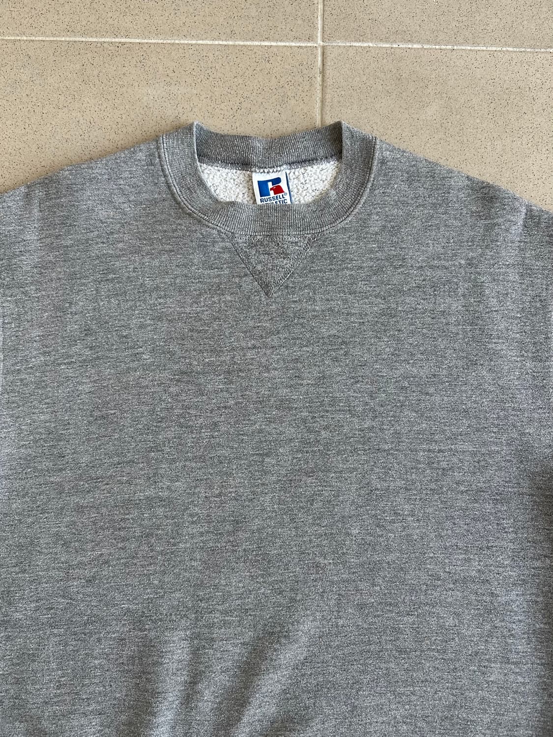 90s 빈티지 러셀 스웻셔츠 그레이 L USA 상품이미지4