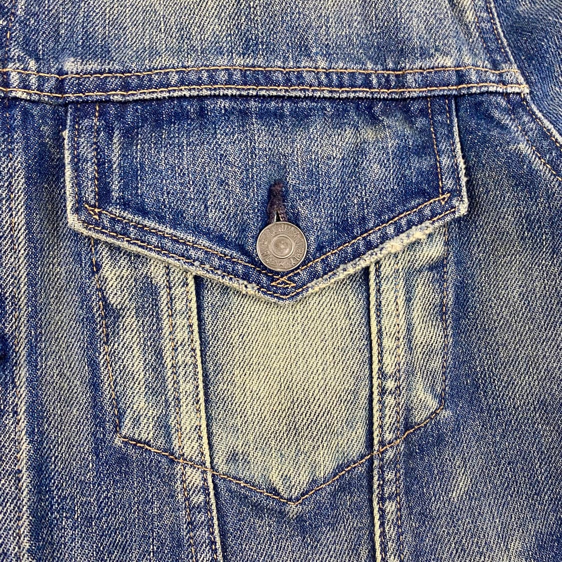 폴로 데님앤서플라이 포켓 워싱 데님 트러커 자켓 (98) 상품이미지4