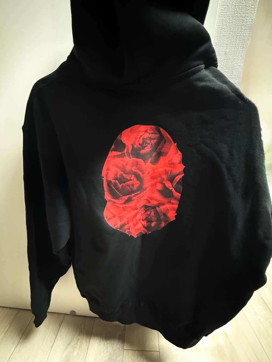 베이프 bape 플로라 솔리드 카모 에이프 헤드 후디 M 상품이미지6