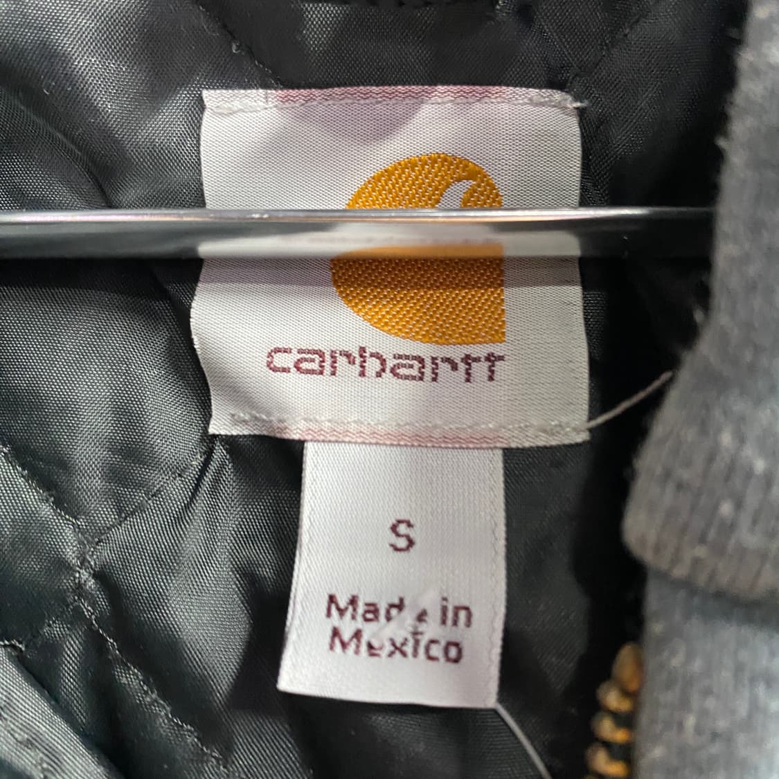 칼하트 로고 헤비웨이트 차콜 후드집업 B3604 상품이미지4