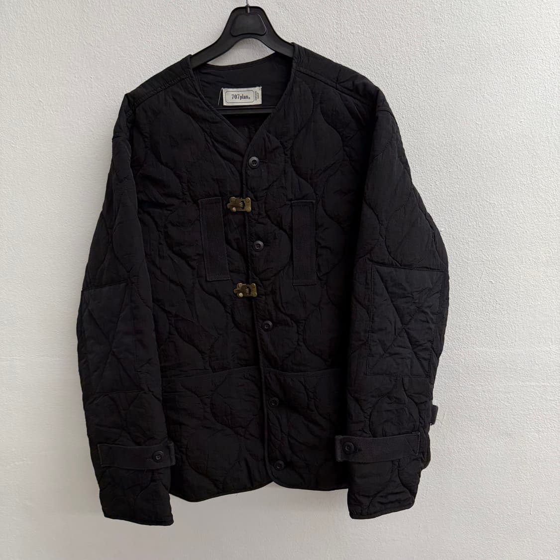 707플랜 블랙 퀼팅 자켓 (1) 상품이미지1