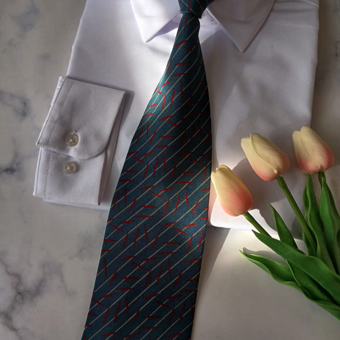 조르지오 아르마니 실크 스트라이프 넥타이 10cm A+등급 A19610
 상품이미지7