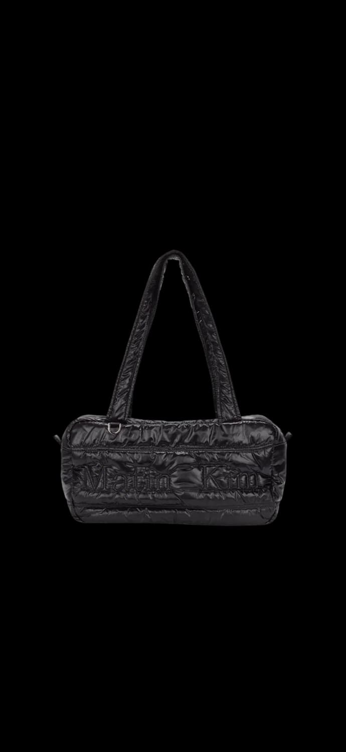 Matin Kim 마뗑킴 로고 스티치 패딩 스퀘어 백 퀼팅 가방 상품이미지1