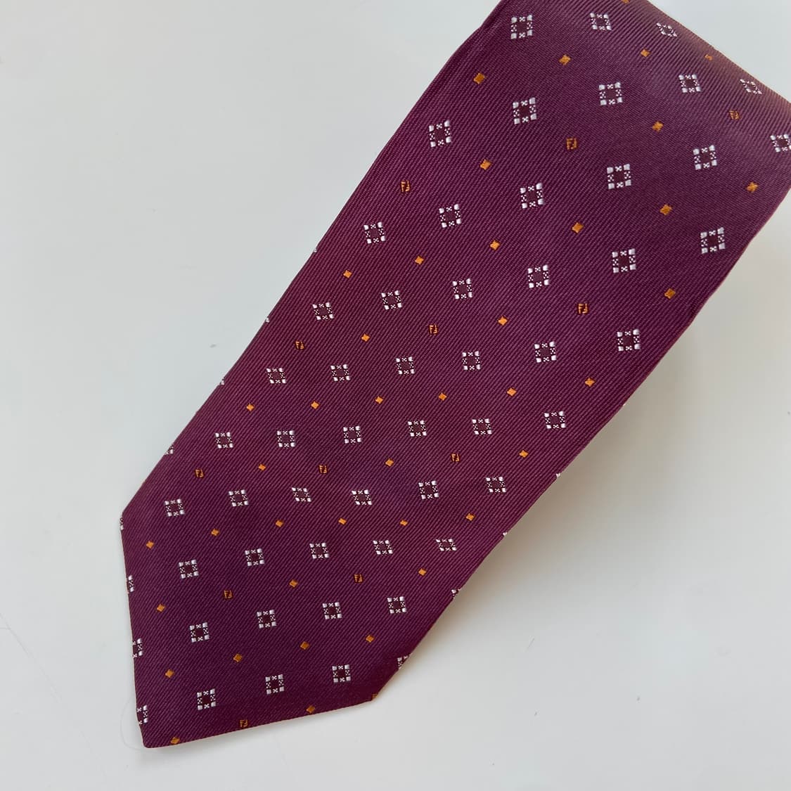 신형 FENDI 펜디 FF모노그램 정품 명품넥타이 8.2cm 상품이미지7