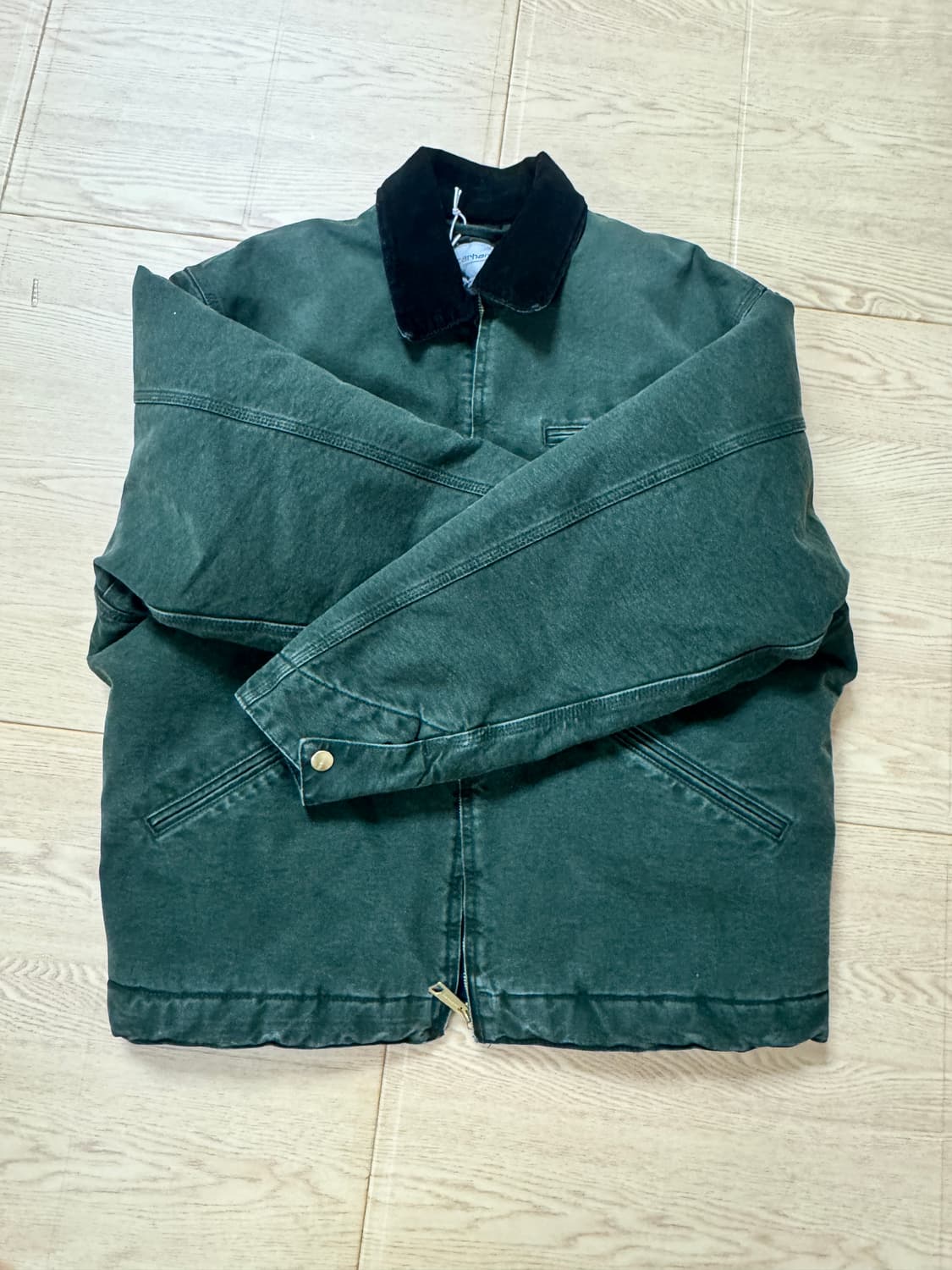 [M] 칼하트wip og  디트로이트 올리브 스톤캔버스 새상품 상품이미지1