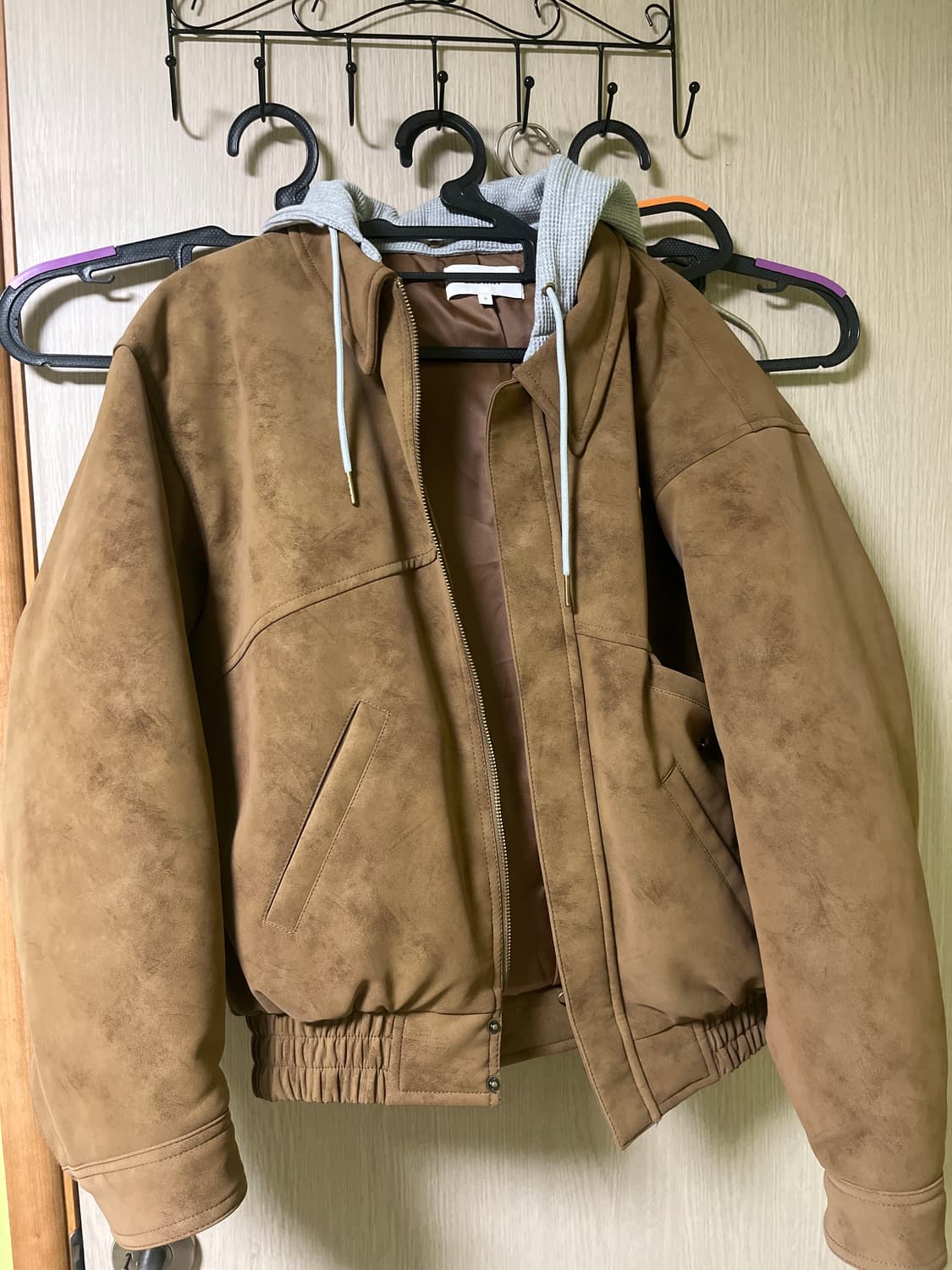 글로니 Urban suede jumper 브라운 상품이미지1