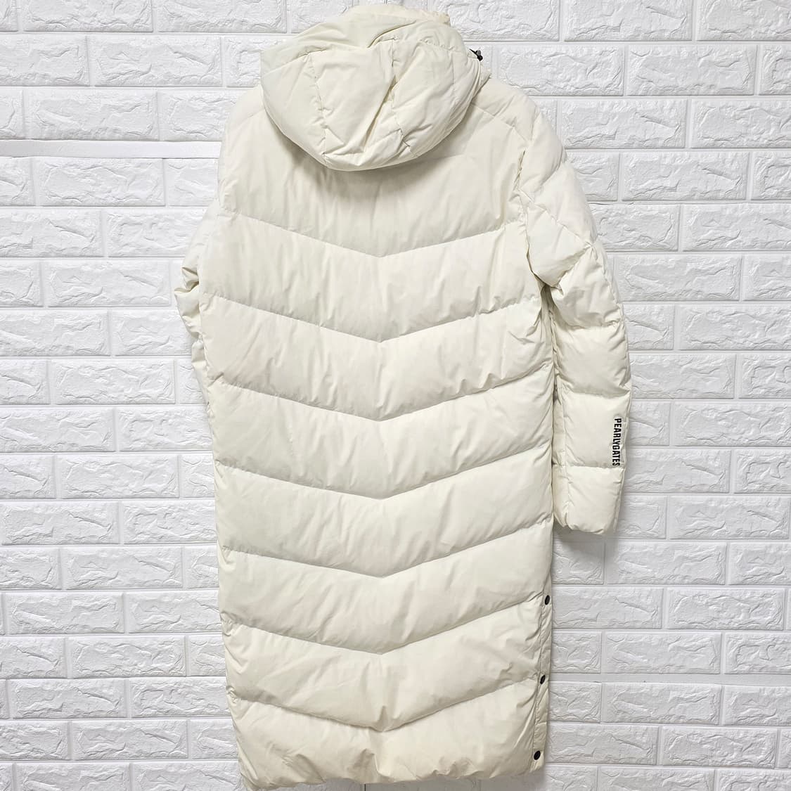 택포// M 파리게이트 골프 롱패딩 아이보리 상품이미지4