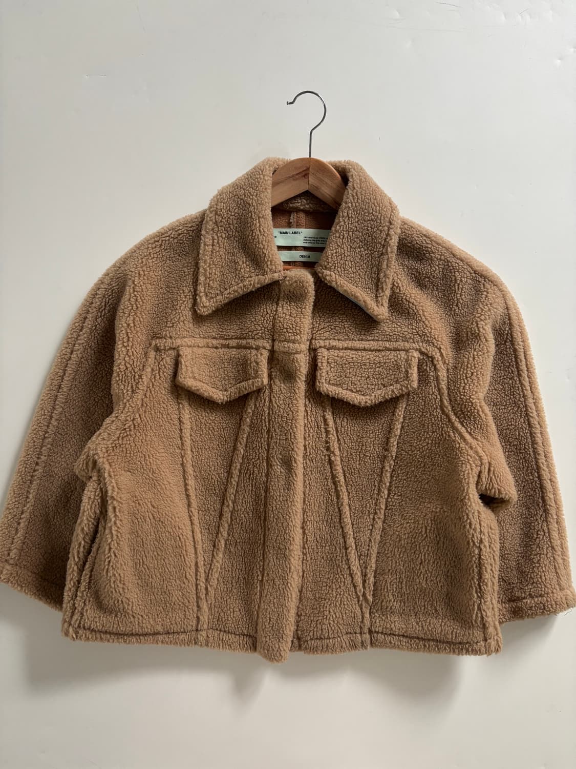 Off-White 오프화이트 베어 시어링 트랙자켓 상품이미지5