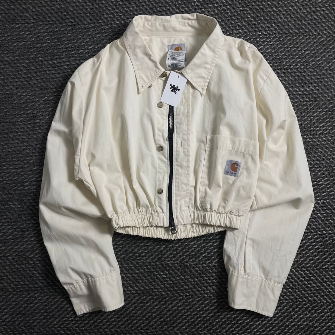 칼하트 리메이크 투웨이 크롭 셔츠 자켓o 4131 상품이미지1