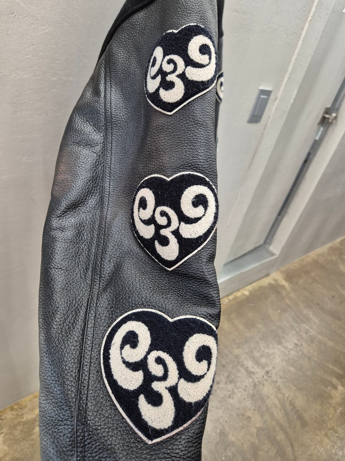 아카이브 볼드 체스 바시티 자켓 L 상품이미지4