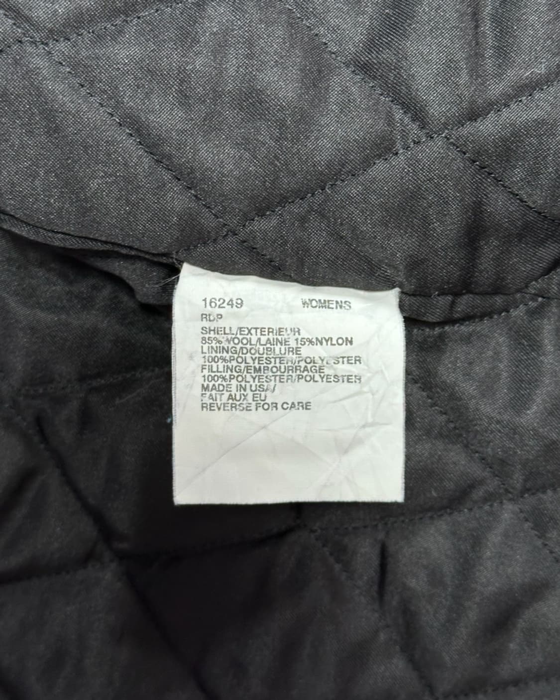 울리치 체크 후드 퀼팅자켓 상품이미지4