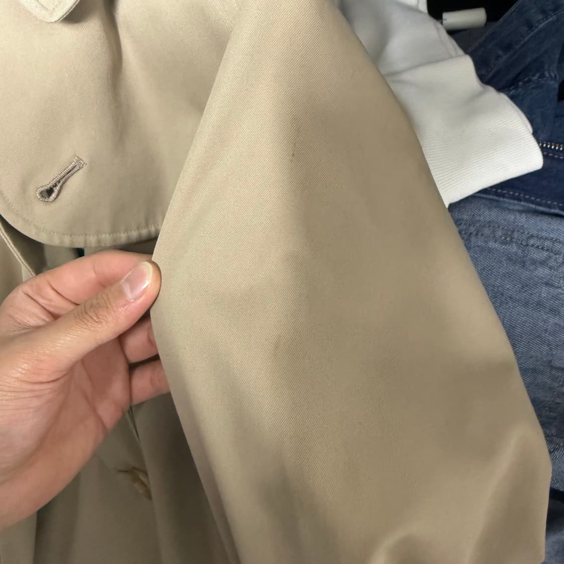 ‼️ L Burberry 여성용 오버핏 베이지 트렌치 코트 ‼️ 상품이미지6