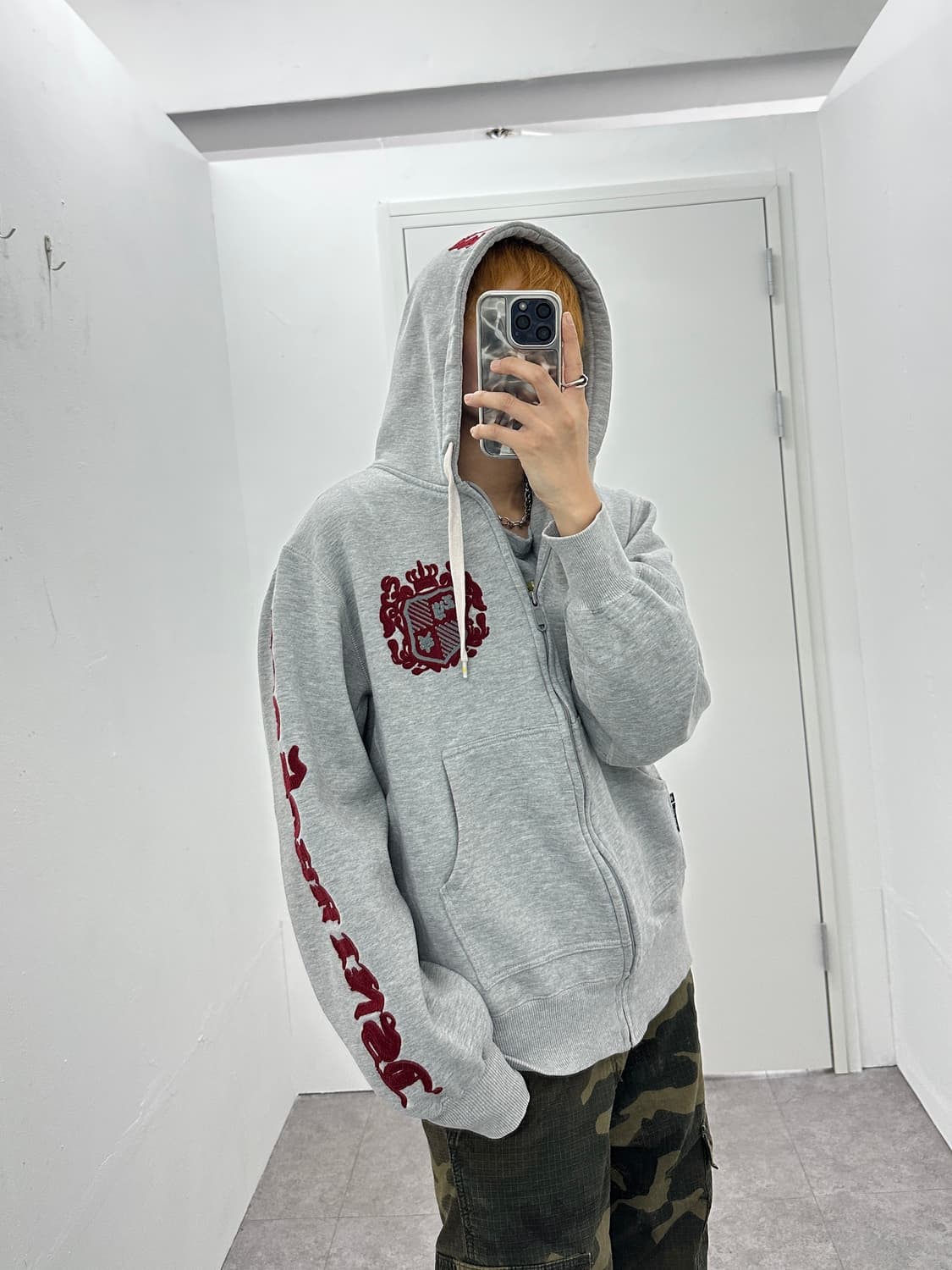 ZOO YORK rare gothic embroidery hood zip 상품이미지2