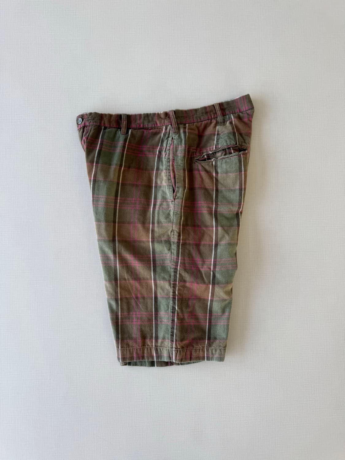 00s 스투시 체크 반바지 상품이미지4