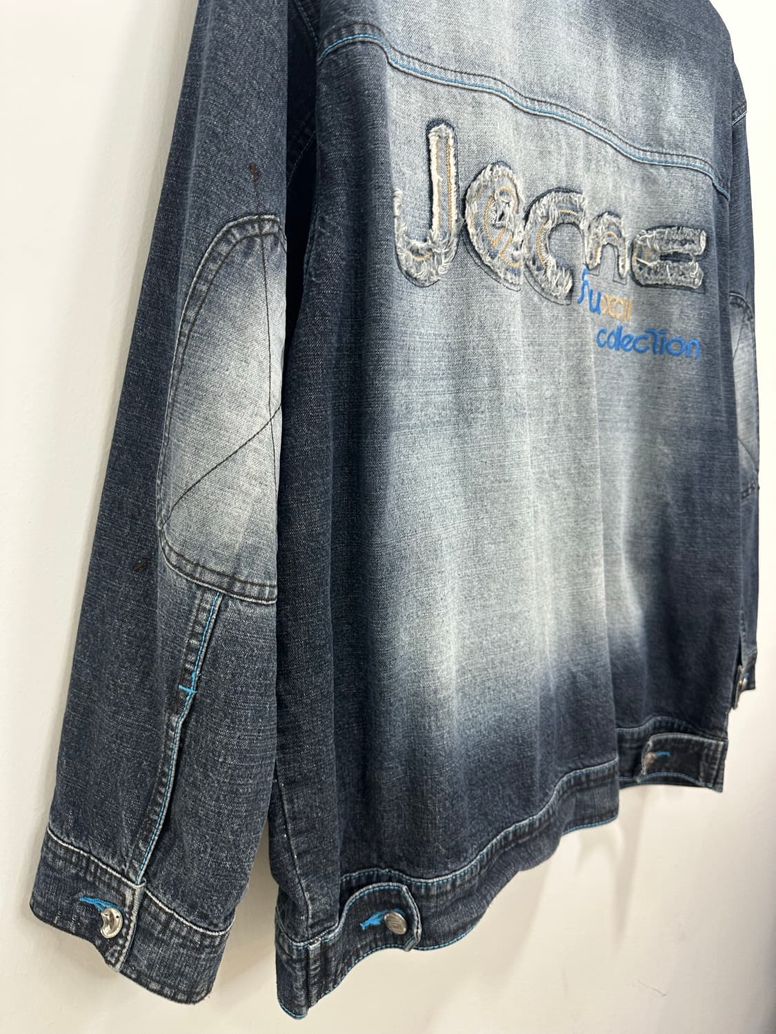 90s fubu 푸부 올드스쿨 데님 자켓 상품이미지8