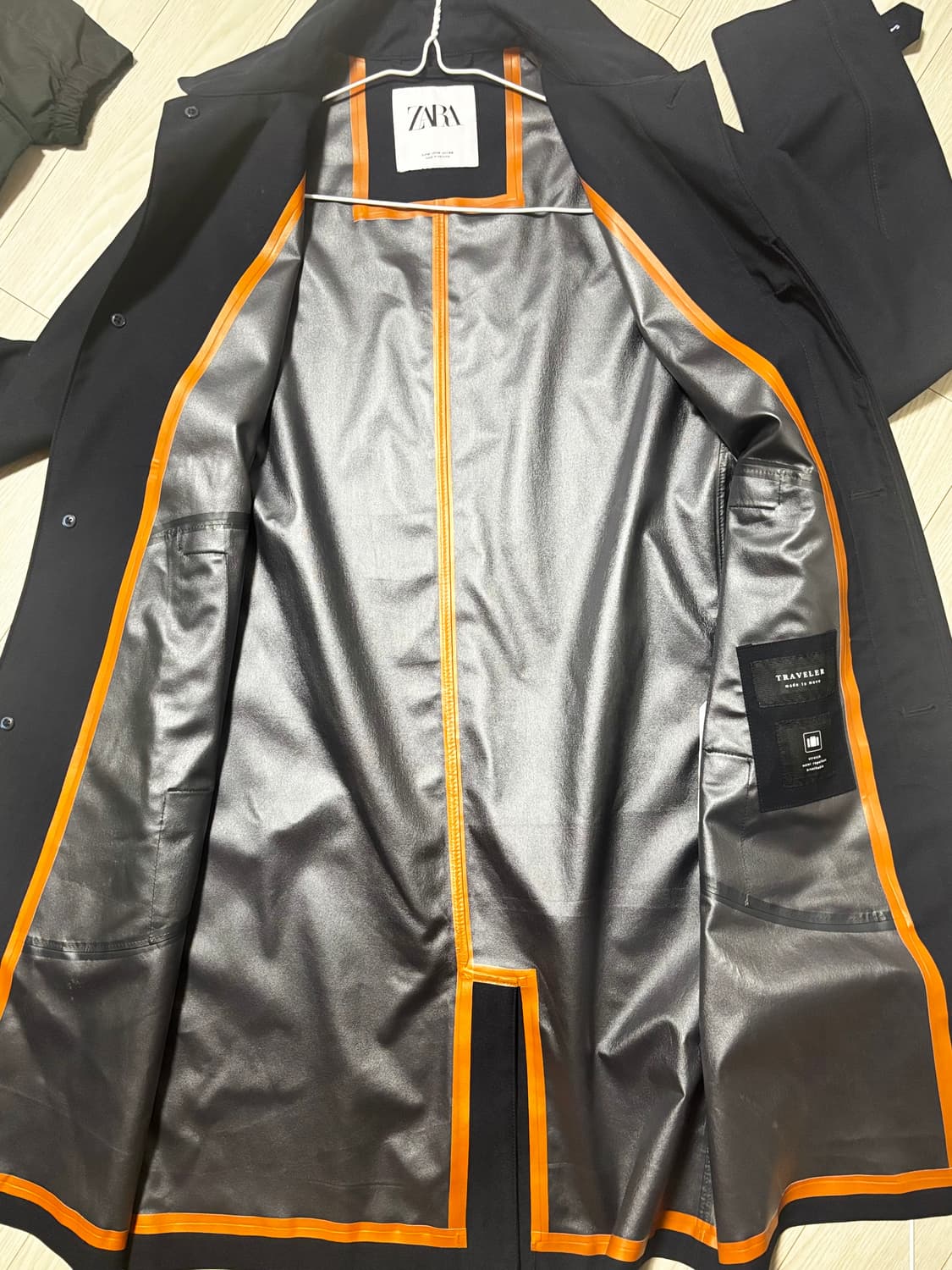 ZARA 자라 트래블러 트렌치 빙수형 레인 자켓 100 상품이미지2
