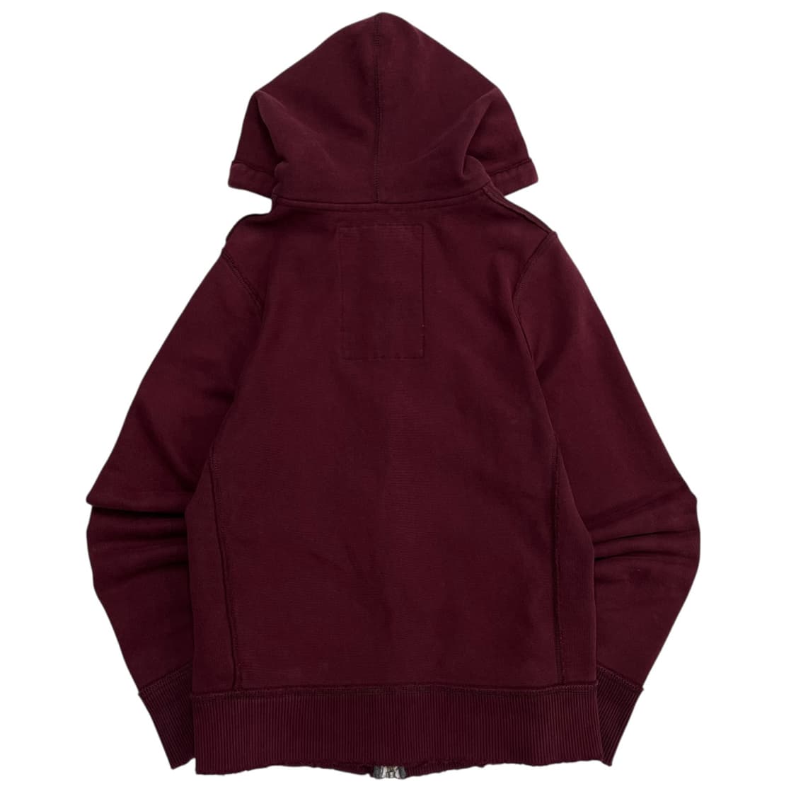 아베크롬비 럭비패치 딥버건디 후드집업 S 상품이미지3