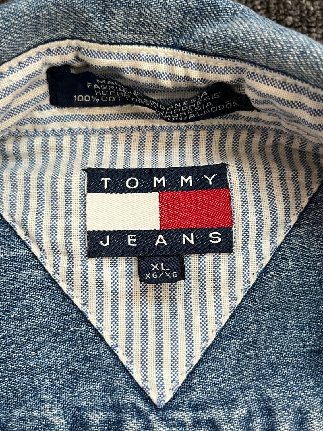 타미힐피거 데님 반팔 셔츠 상품이미지10