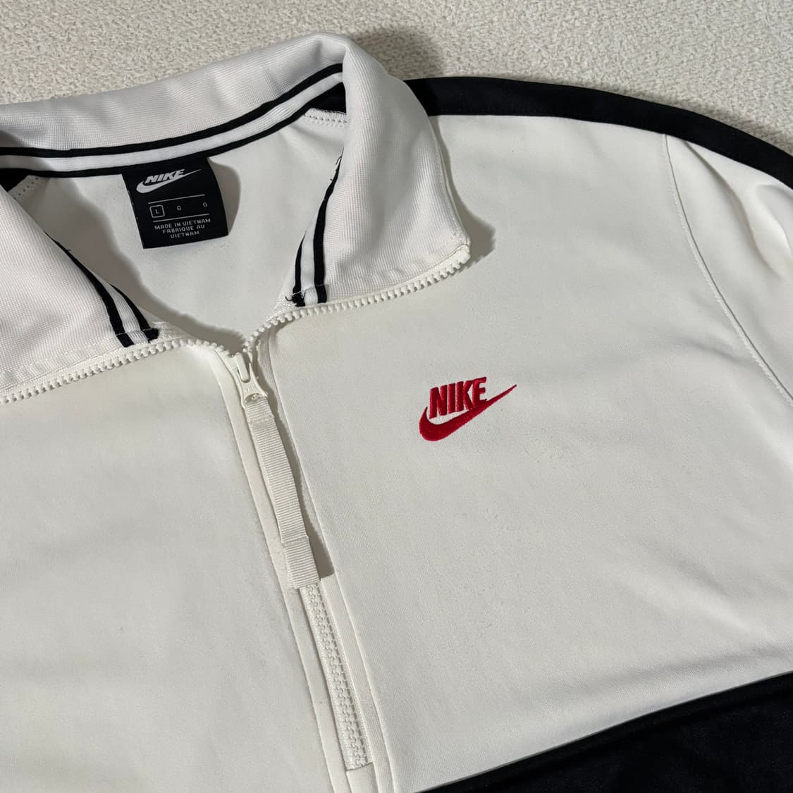 [L] 나이키 검흰 레드 포인트 져지 반집업 상품이미지2