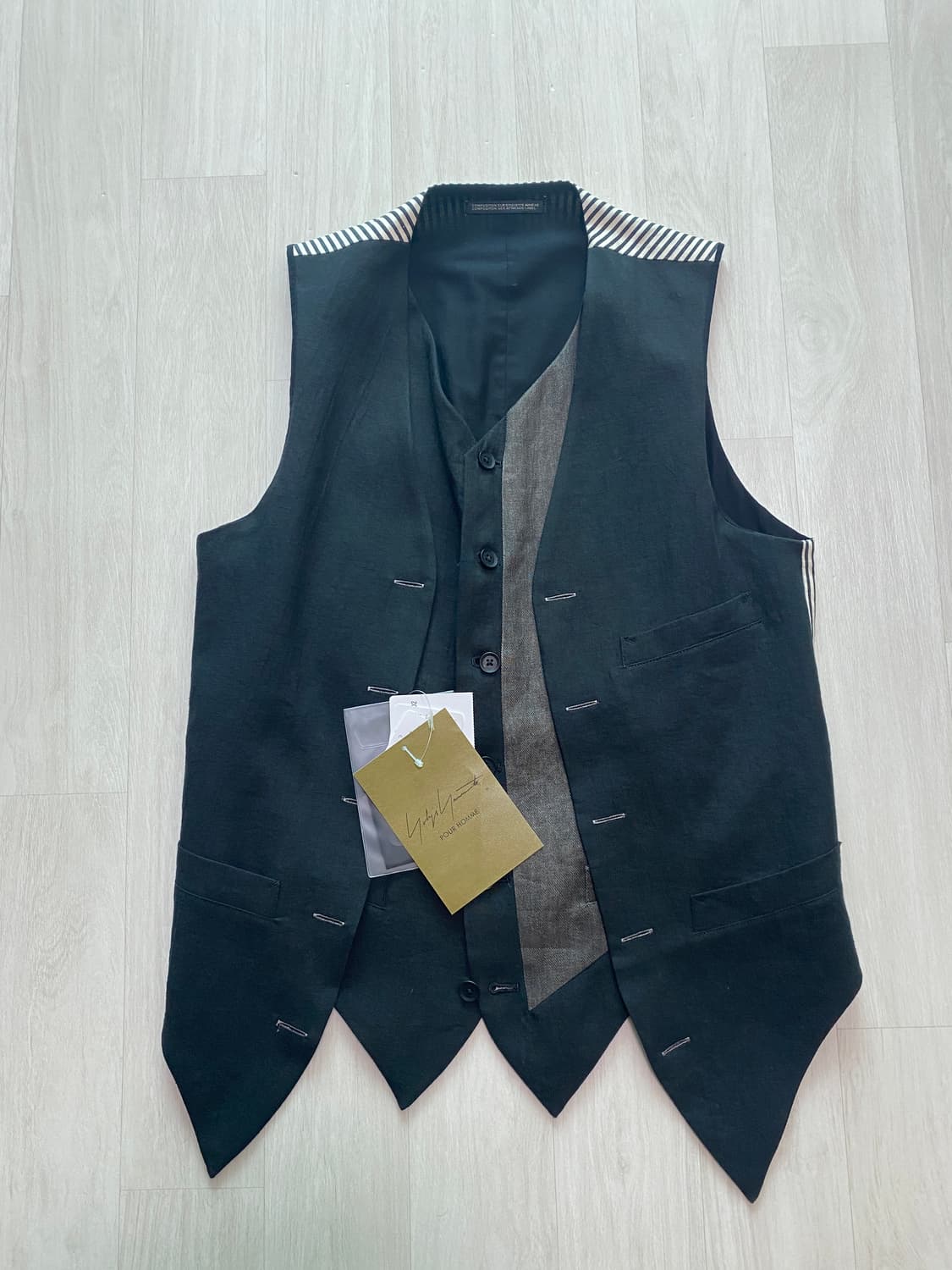 새상품)SS24 yohjiyamamoto 더블베스트 상품이미지8