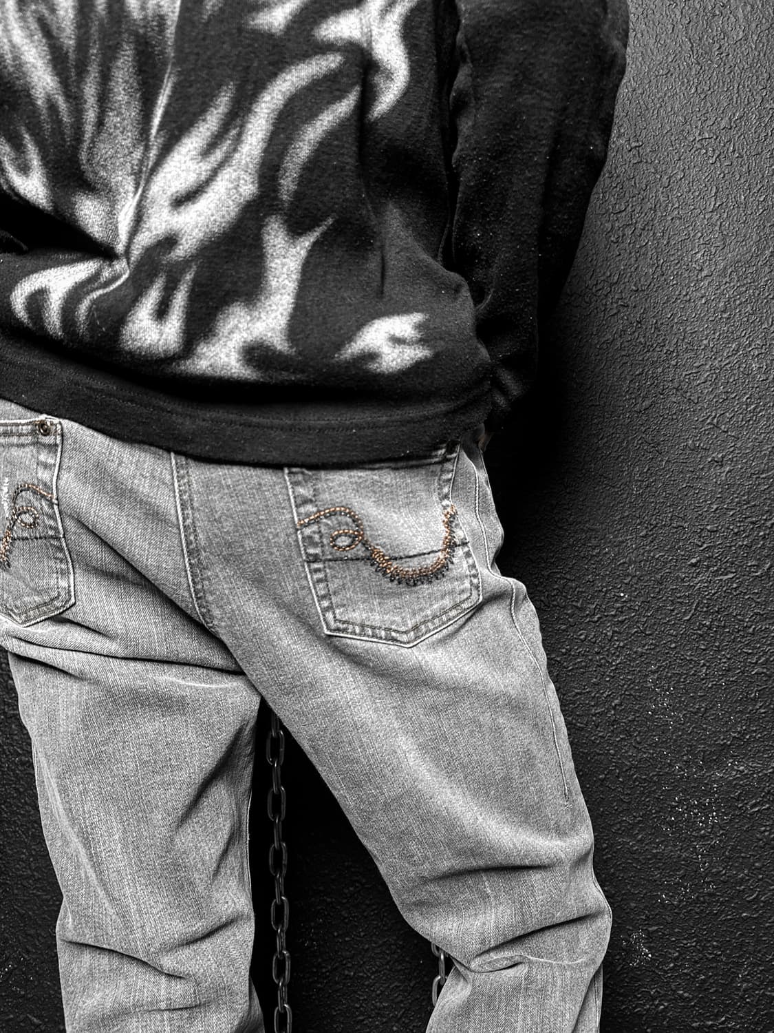 Grey Vintage Wash Bootcut Denim 상품이미지5