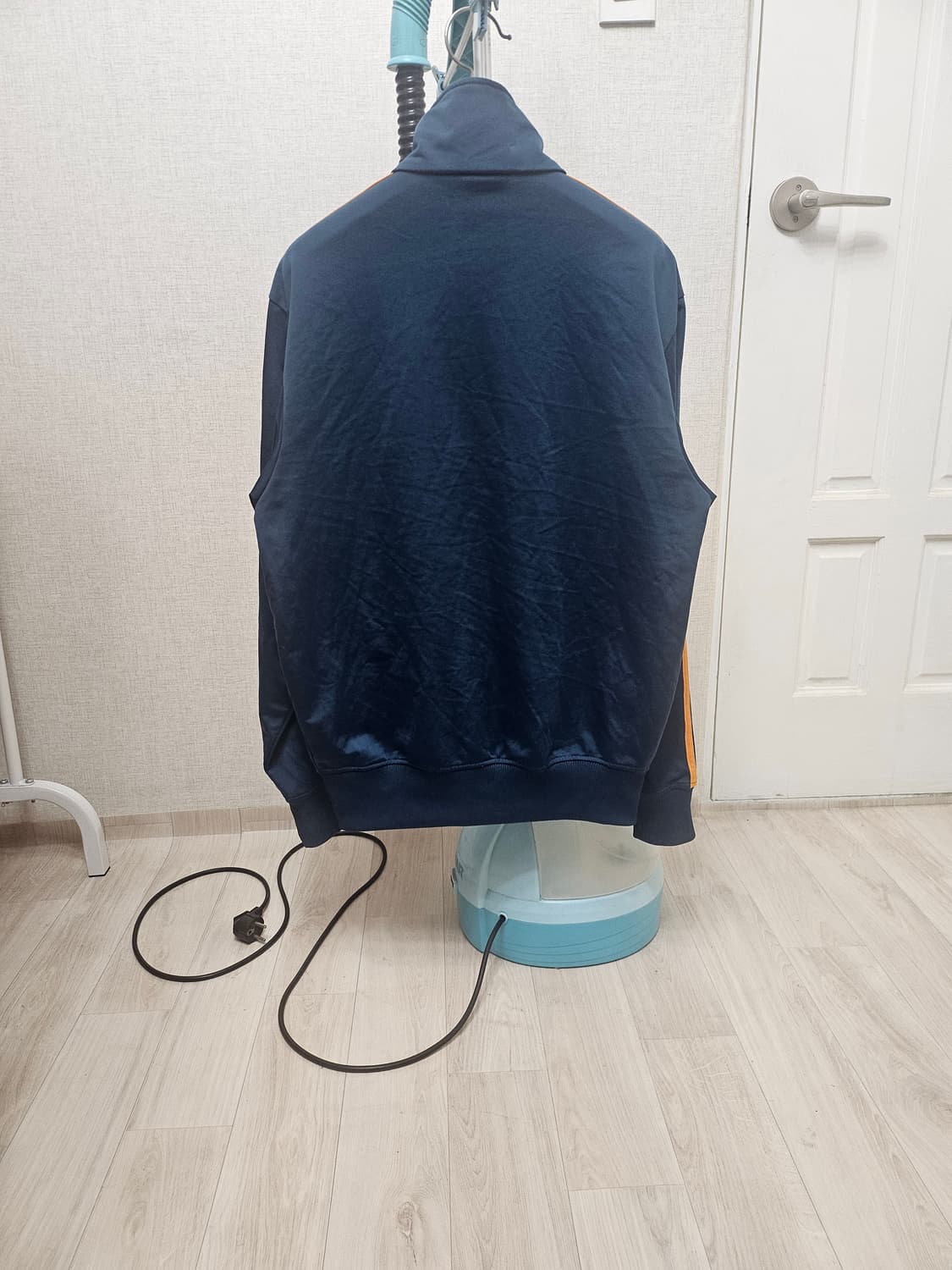 (90~95)S ☆초대장급☆아디다스 파이어버드 [네이비오렌지] 트랙탑져지 상품이미지6
