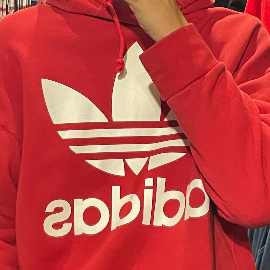 [IM] adidas 아디다스 레드 빅로고 후드 상품이미지6