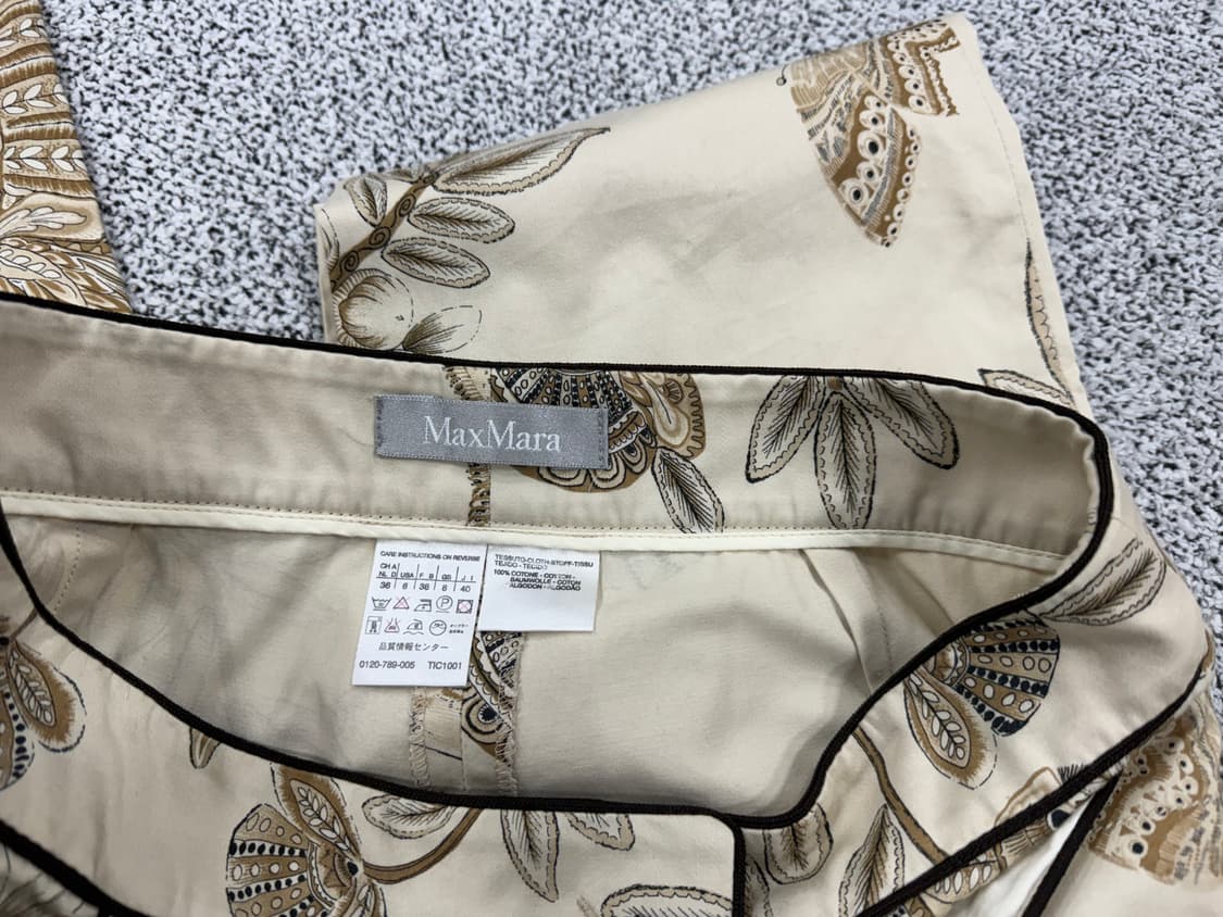 막스마라 플라워 모티브 팬츠 상품이미지5