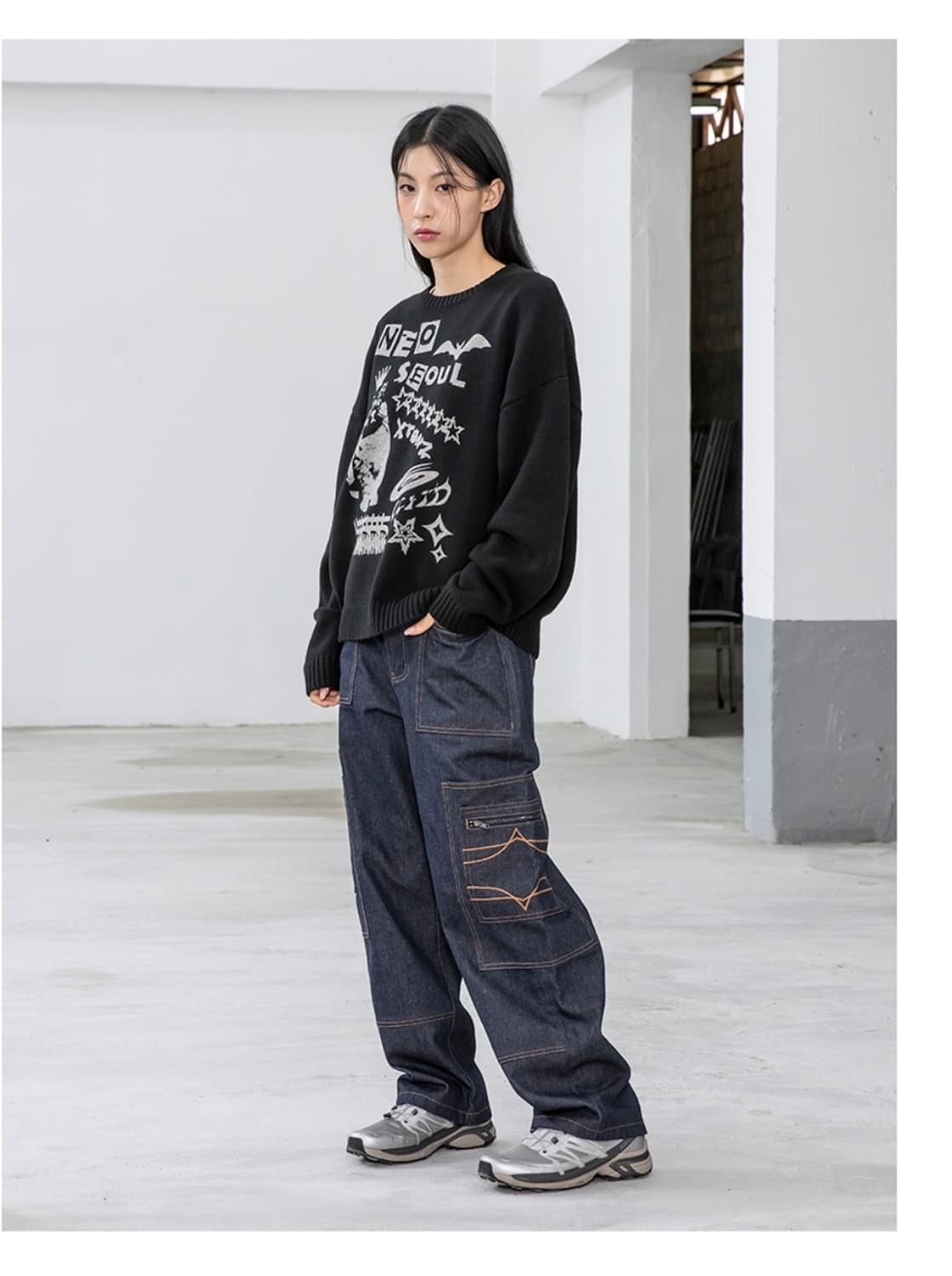 엑스톤즈 니트 m(남녀공용) 상품이미지5