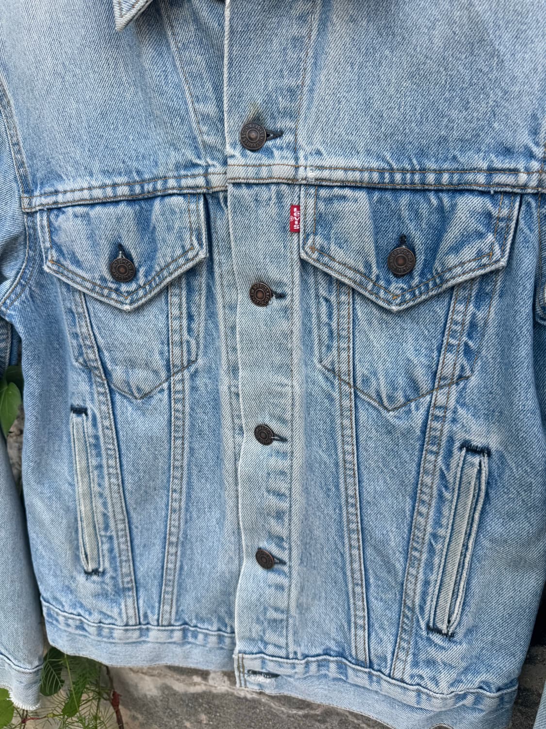 80s levis 리바이스 3rd usa made 데님 트러커 자켓 상품이미지3