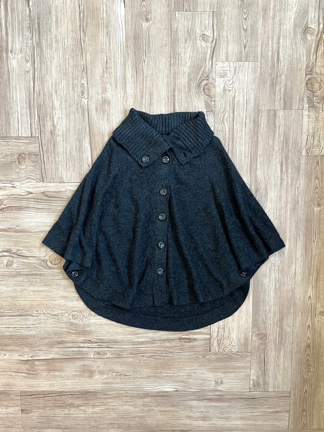 imana 버튼업 케이프 자켓 상품이미지1