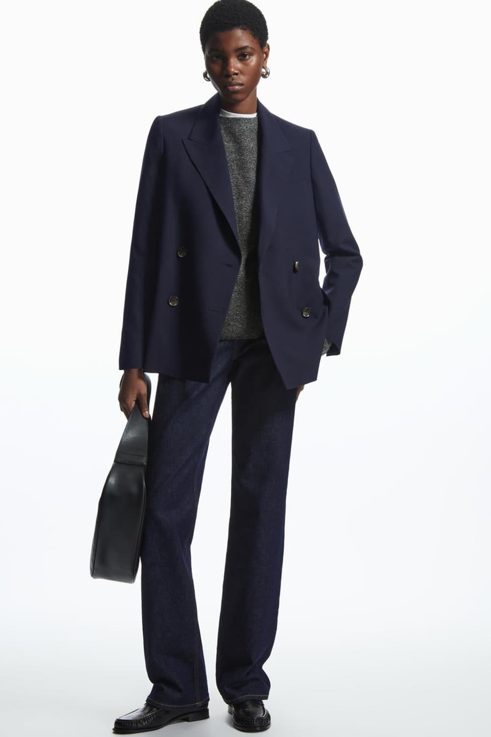 Cos 네이비 블레이져 상품이미지1