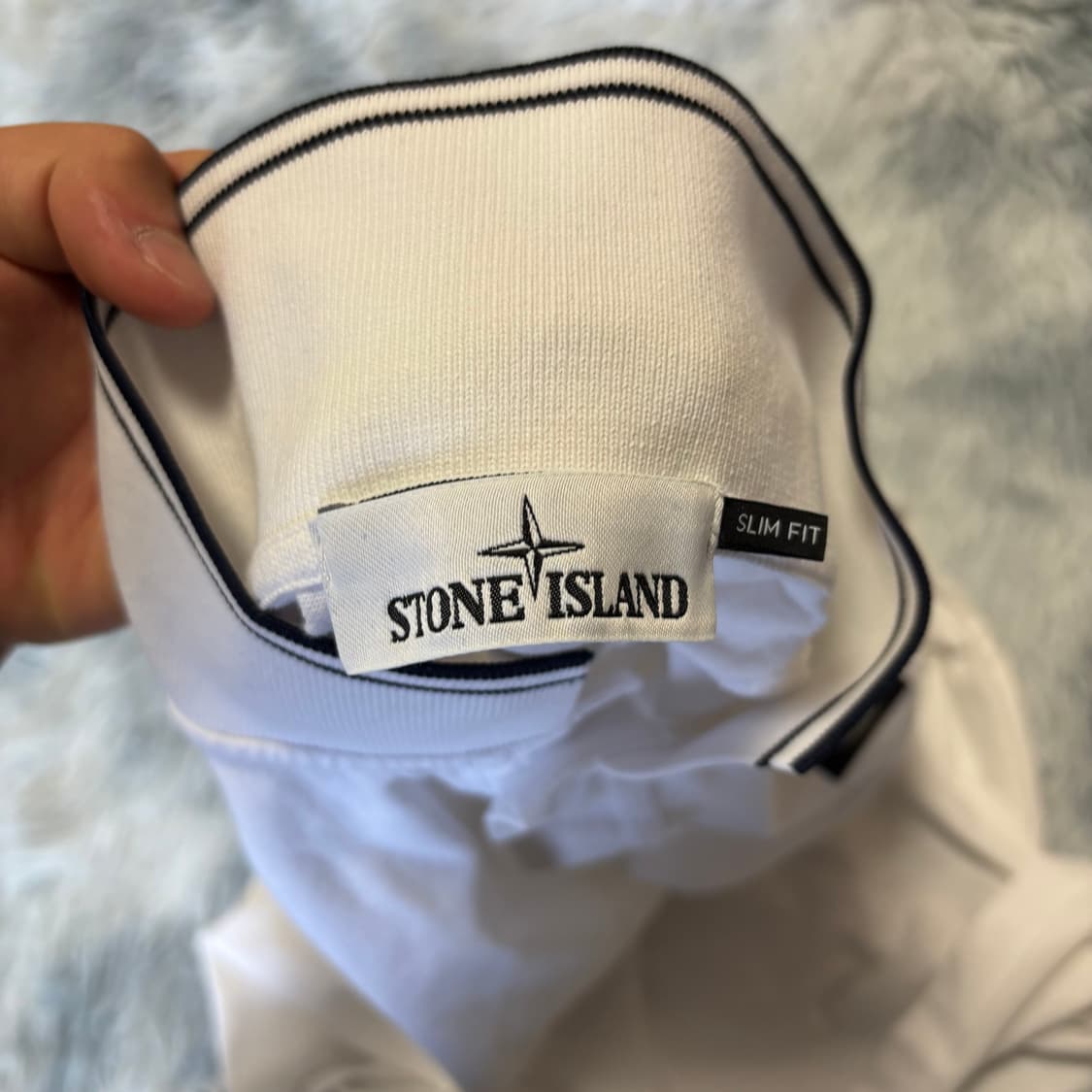 [L Size] 스톤아일랜드 카라 반팔티 상품이미지5