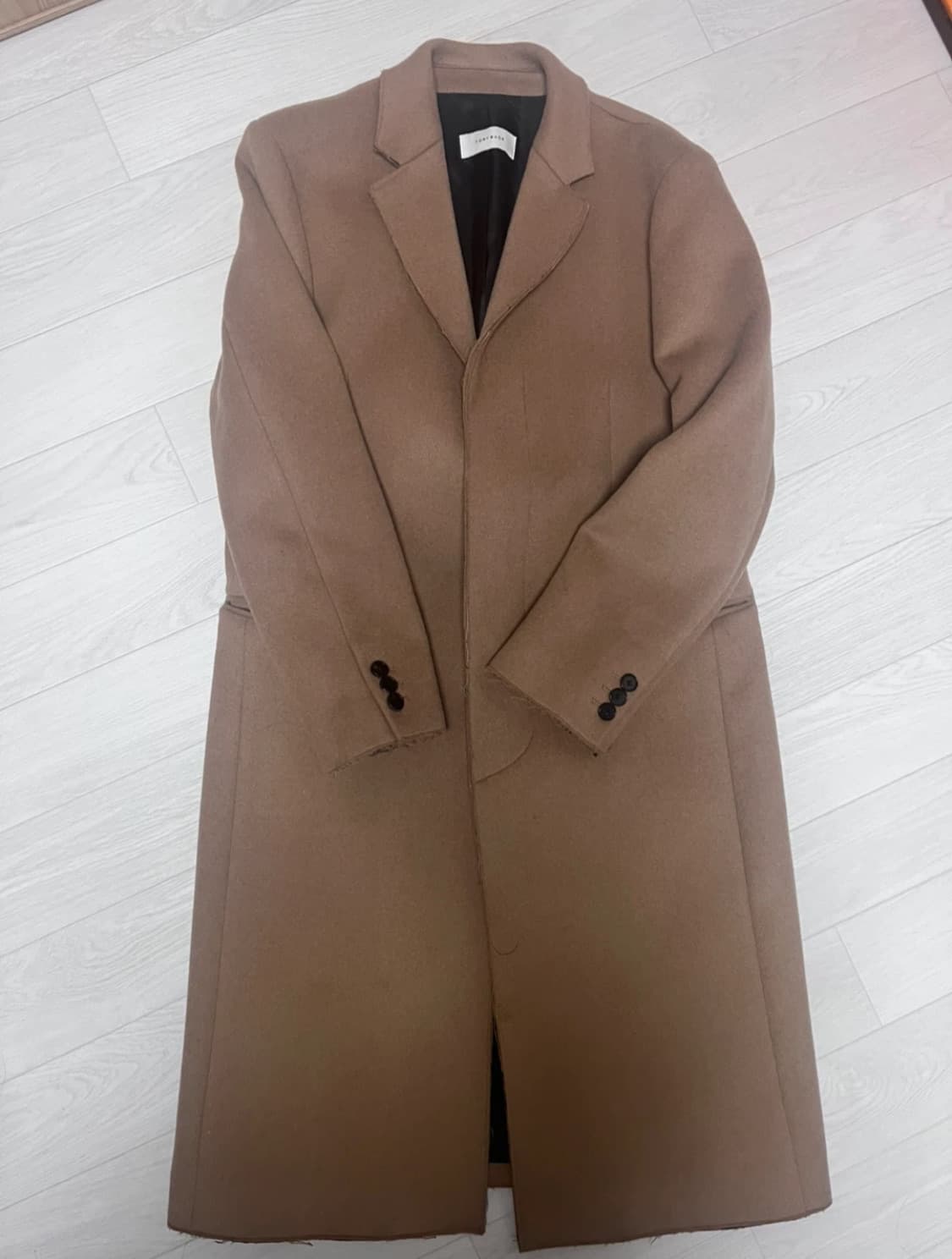 토니웩 크루도 캐시미어 카멜 코트 L 상품이미지1