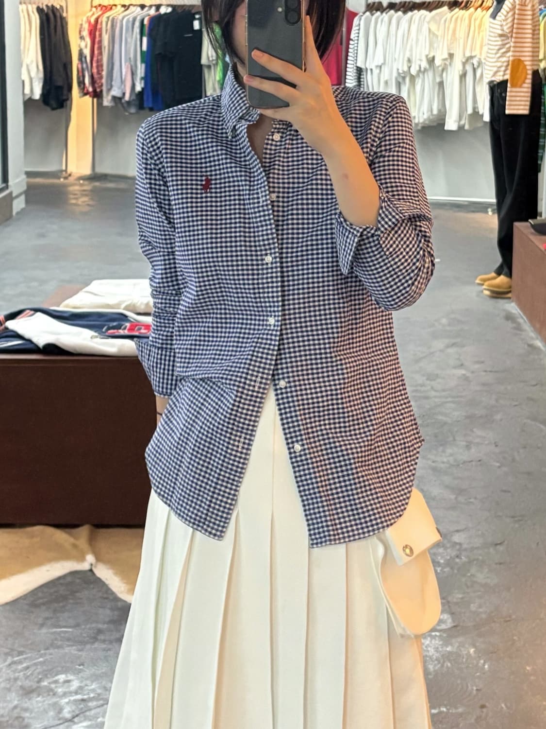 폴로 랄프로렌 깅엄체크 셔츠 상품이미지1