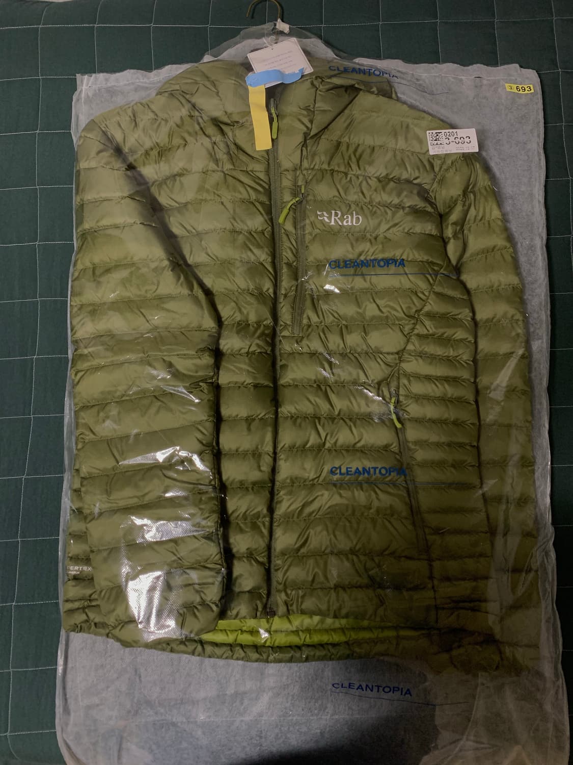 Rab 랩 마이크로라이트 알파인 자켓 클로라이트 그린 상품이미지1